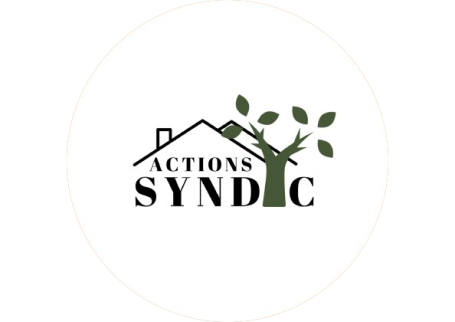 Logo "Action Syndic" (Représente une maison et un arbre)